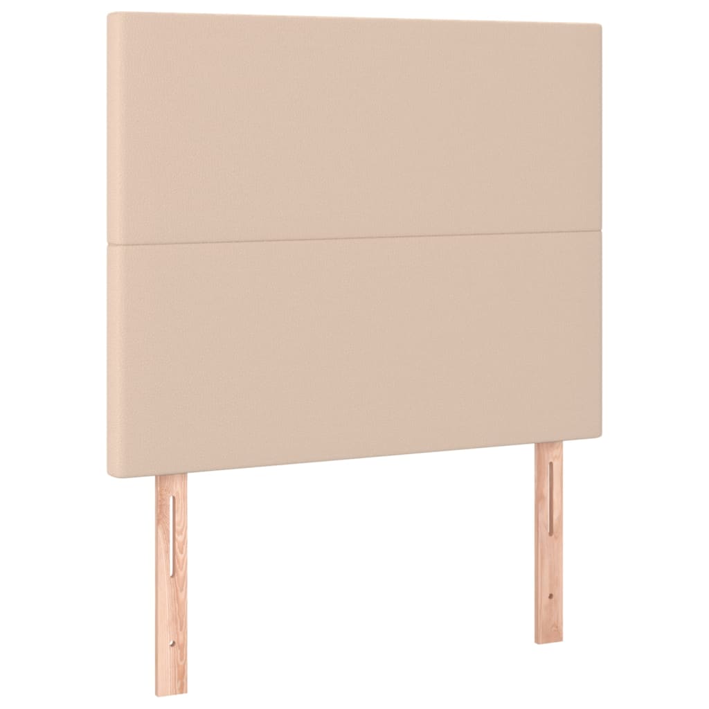 Kopfteil Cappuccino 100x5x118/128 cm Kunstleder