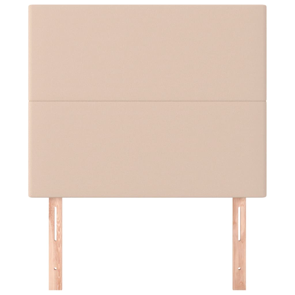 Kopfteil Cappuccino 100x5x118/128 cm Kunstleder