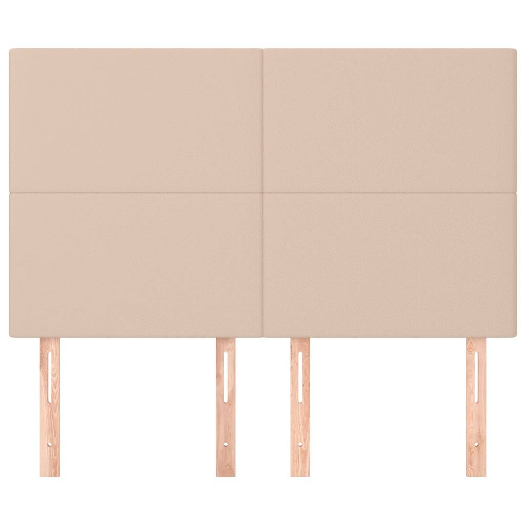 Kopfteil Cappuccino 144x5x118/128 cm Kunstleder