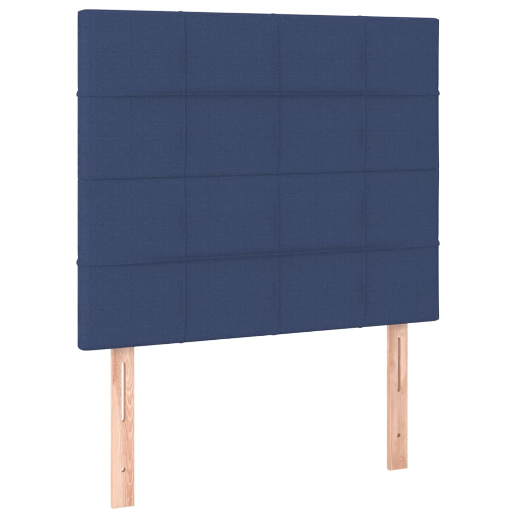 Kopfteil Blau 100 x 5 x 118/128 cm Stoff
