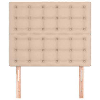 Kopfteil Cappuccino 80x5x118/128 cm Kunstleder