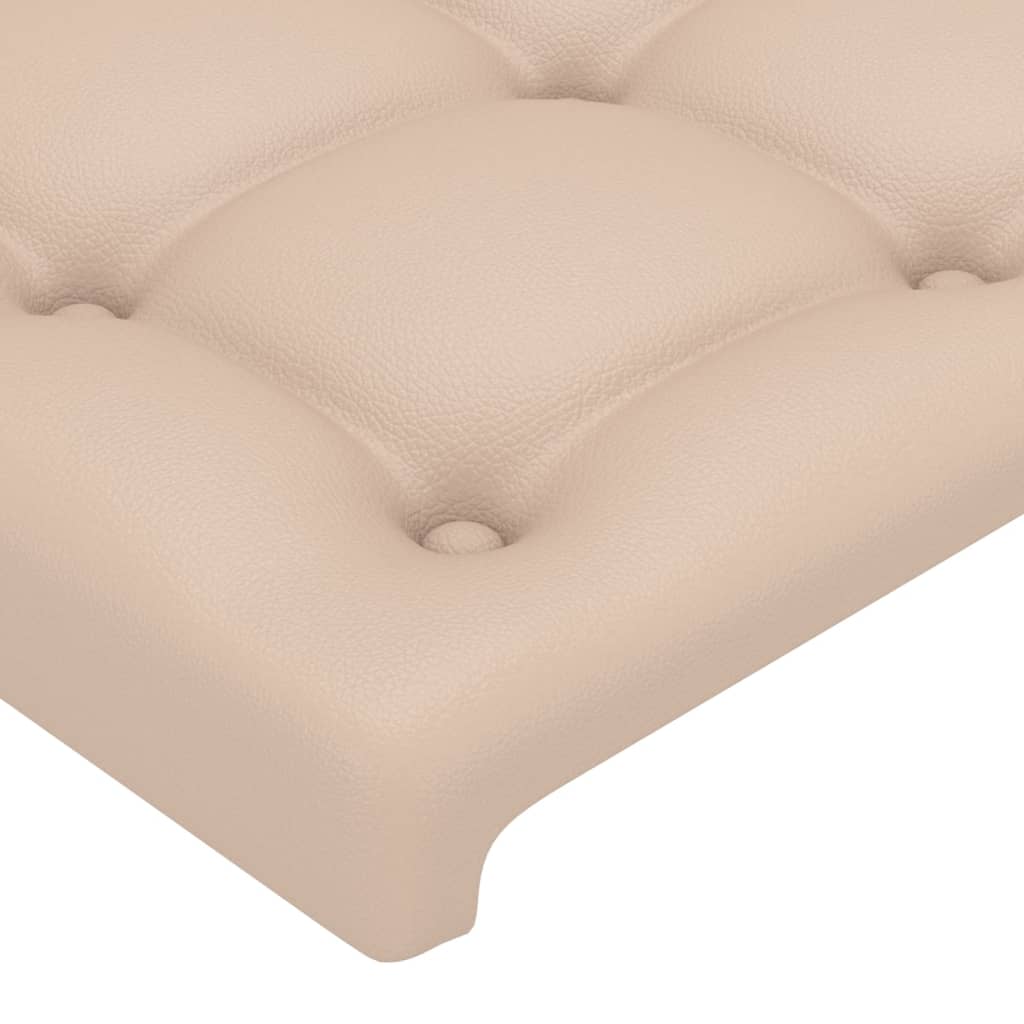 Kopfteil Cappuccino 80x5x118/128 cm Kunstleder