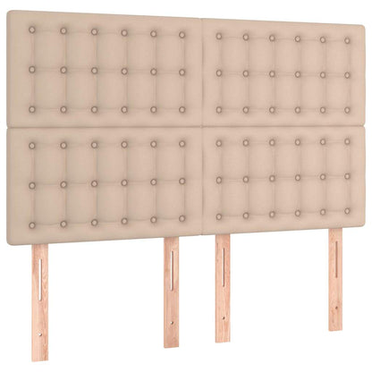 Kopfteil Cappuccino 144x5x118/128 cm Kunstleder
