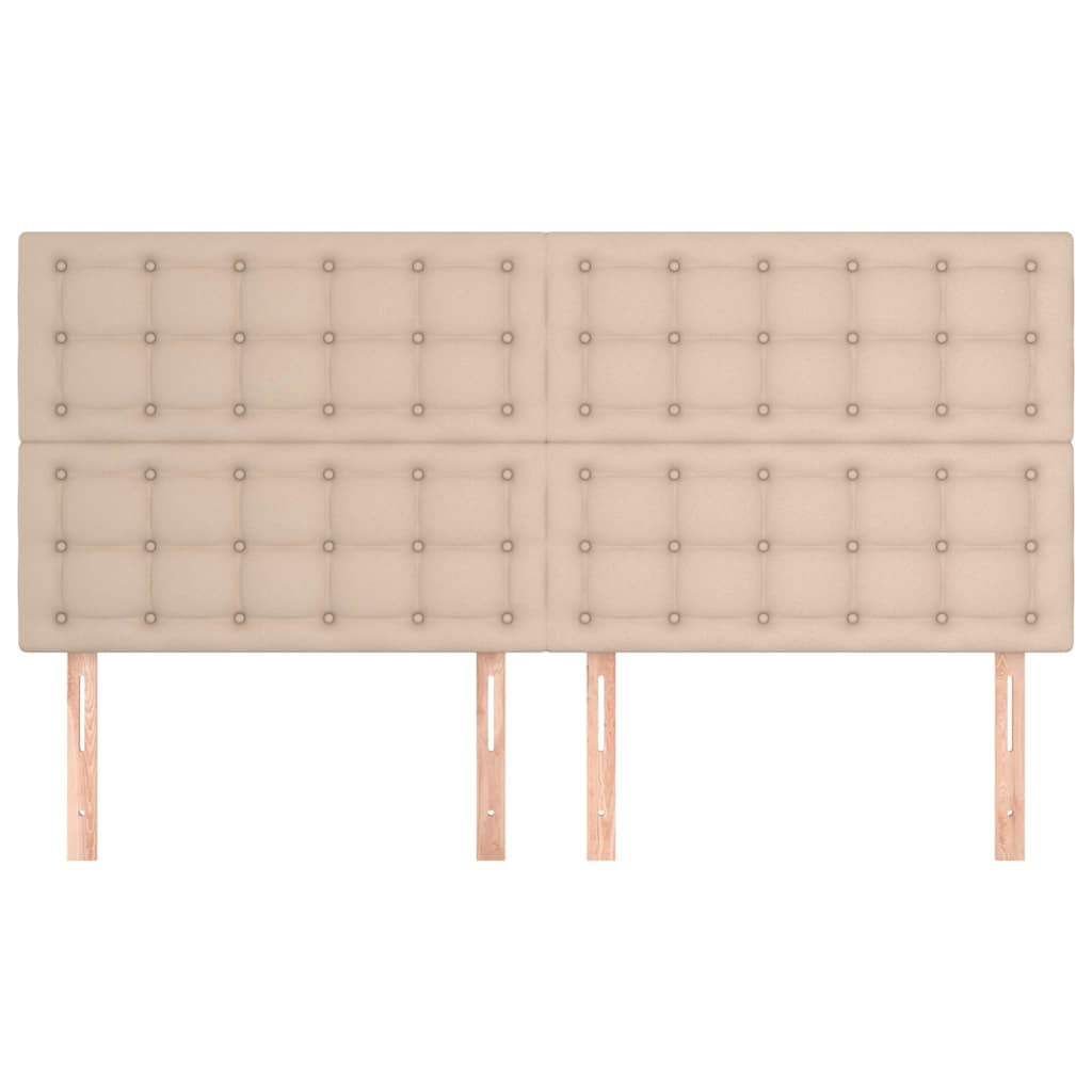 Kopfteil Cappuccino 180x5x118/128 cm Kunstleder
