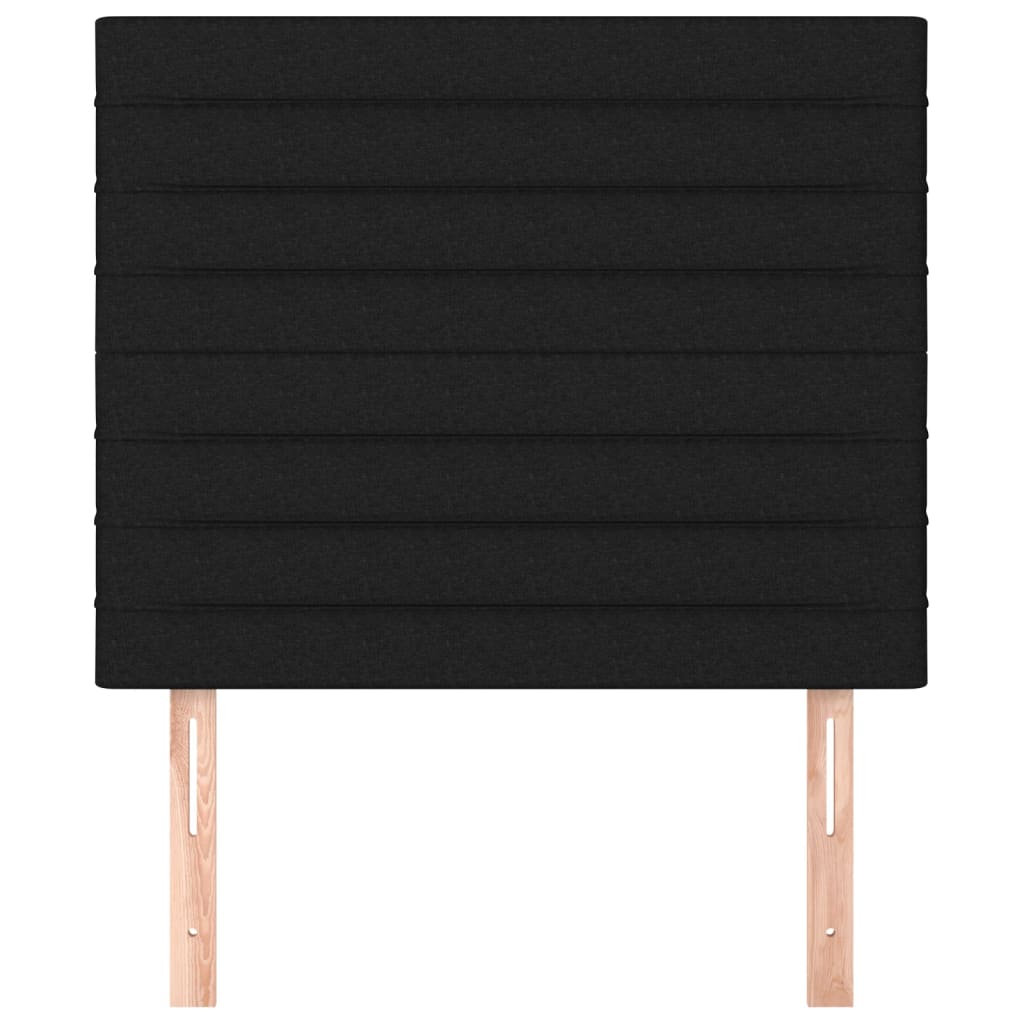 Kopfteil Schwarz 100 x 5 x 118/128 cm Stoff