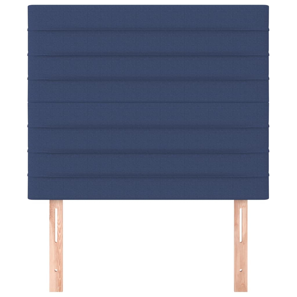Kopfteil Blau 100 x 5 x 118/128 cm Stoff
