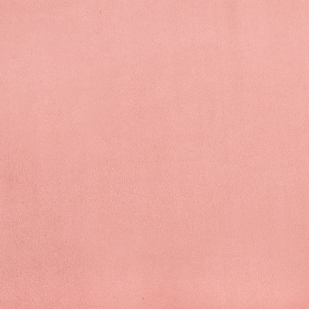 Kopfteil Rosa 144x5x118/128 cm Samt