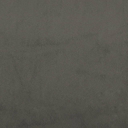 Kopfteil Dunkelgrau 80 x 5 x 118/128 cm Samt