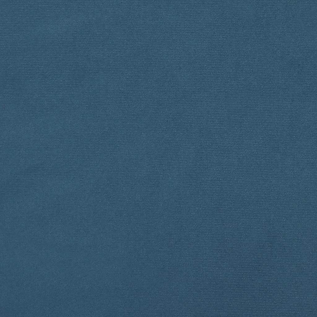 Kopfteil Dunkelblau 144x5x118/128 cm Samt