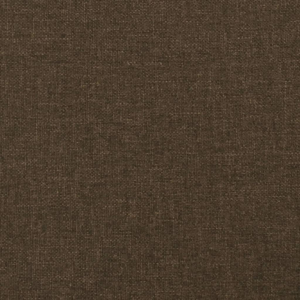 Kopfteil Dunkelbraun 80x7x118/128 cm Stoff