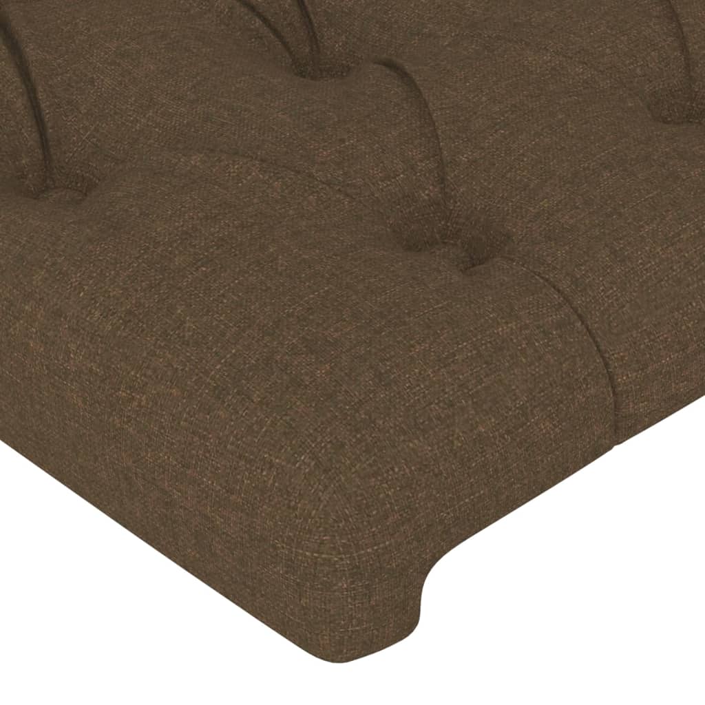 Kopfteil Dunkelbraun 100 x 7 x 118/128 cm Stoff