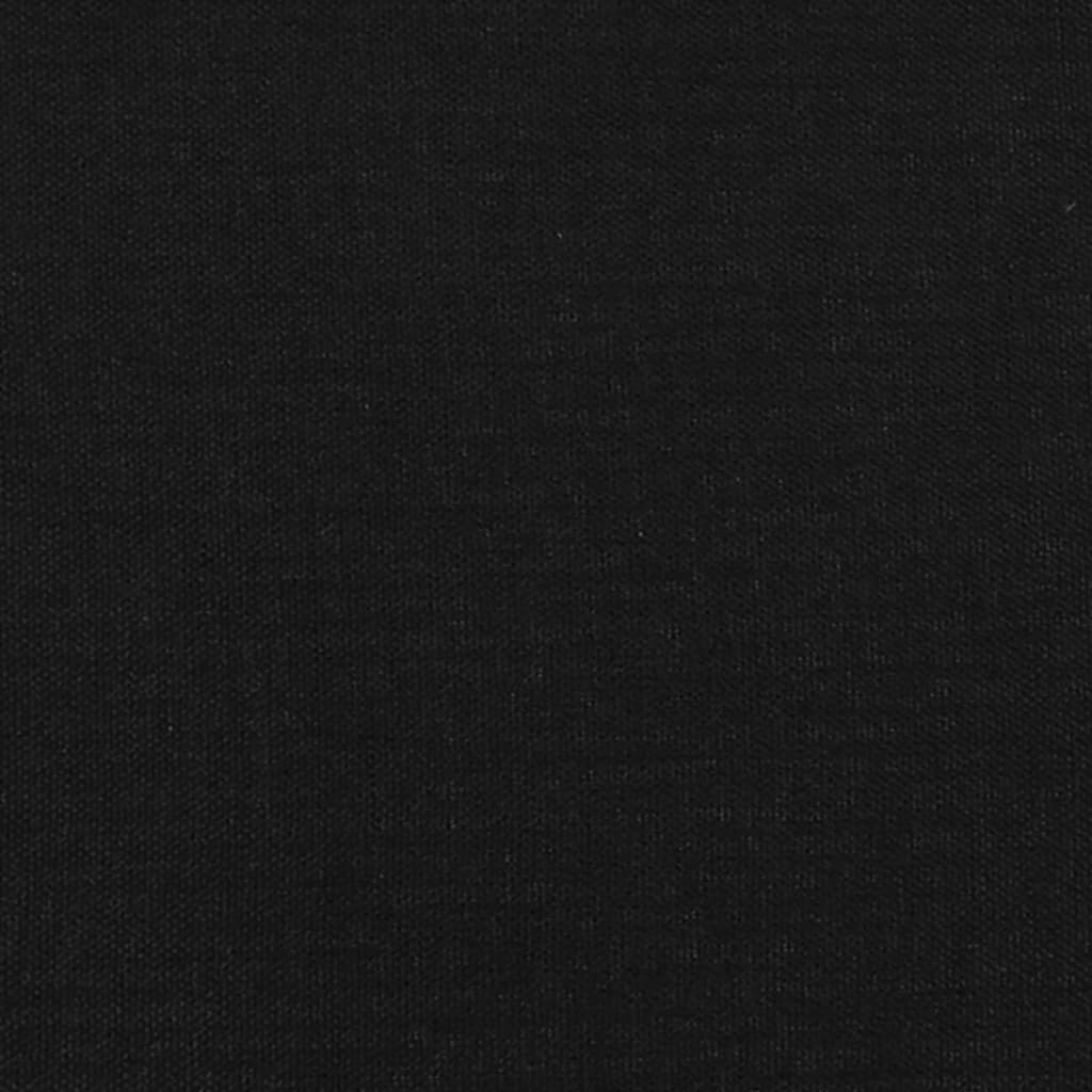 Kopfteil Schwarz 80x5x118/128 cm Stoff