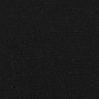 Kopfteil Schwarz 180 x 5 x 118/128 cm Stoff