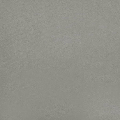 Kopfteil Hellgrau 90x5x118/128 cm Samt