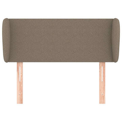 Kopfteil mit Ohren Taupe 93x23x78/88 cm Stoff