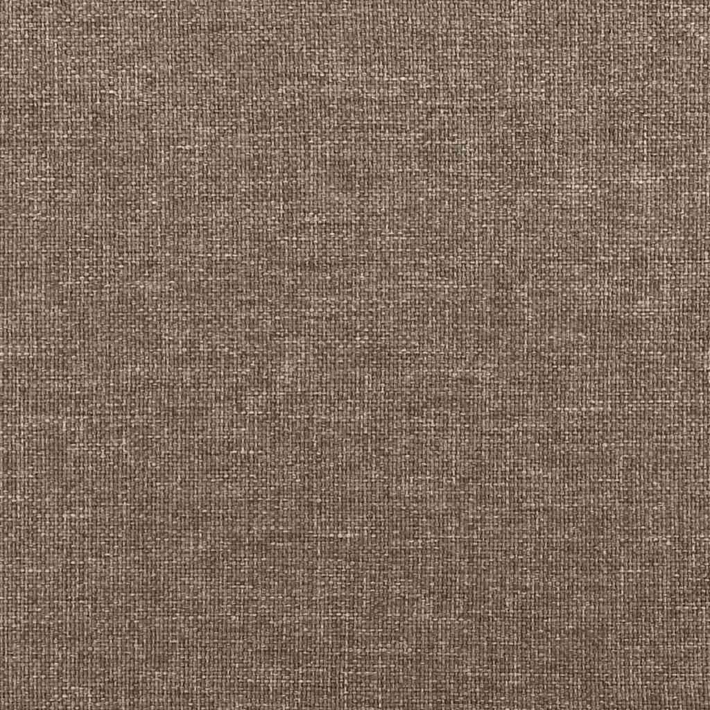 Kopfteil mit Ohren Taupe 83x23x78/88 cm Stoff