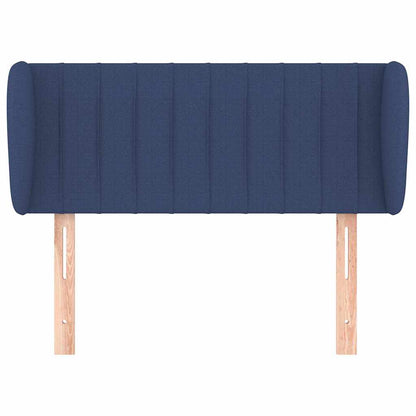 Kopfteil mit Ohren Blau 93x23x78/88 cm Stoff
