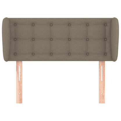 Kopfteil mit Ohren Taupe 83x23x78/88 cm Stoff