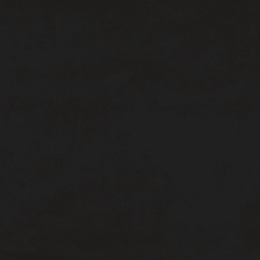 Kopfteil mit Ohren Schwarz 103x23x78/88 cm Samt
