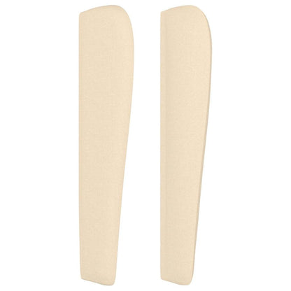 Kopfteil mit Ohren Creme 203x23x118/128 cm Stoff