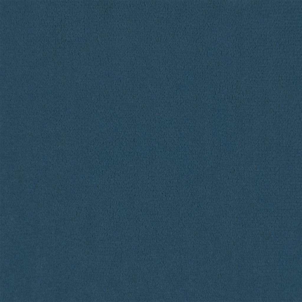 LED Kopfteil Dunkelblau 100x5x78/88 cm Samt