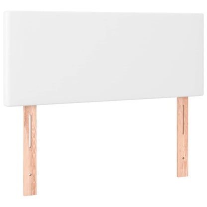 LED Kopfteil Weiß 80x5x78/88 cm Kunstleder