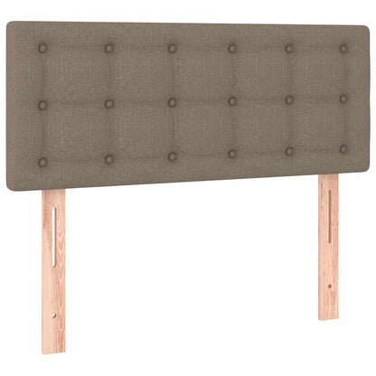 LED Kopfteil Taupe 80x5x78/88 cm Stoff