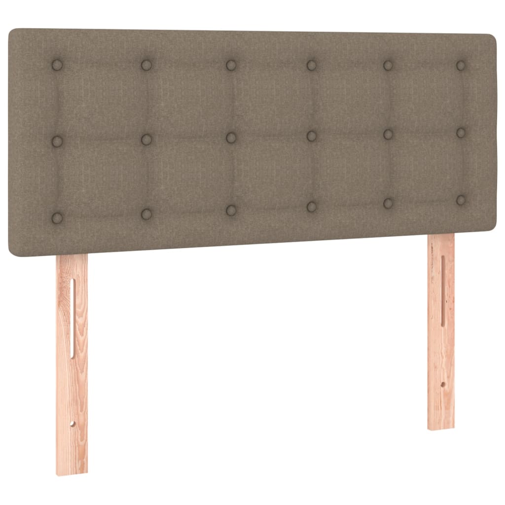 LED Kopfteil Taupe 80x5x78/88 cm Stoff