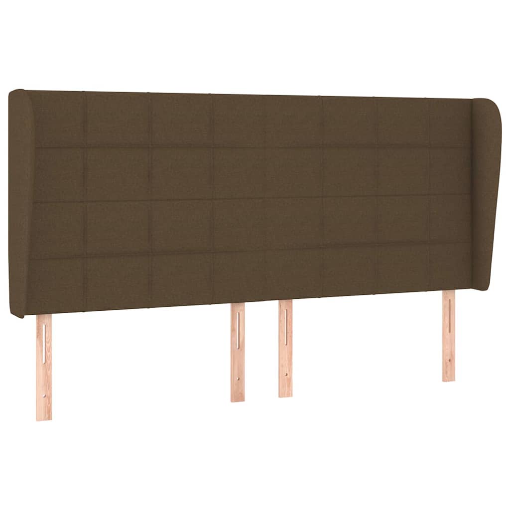 Boxspringbett mit Matratze Dunkelbraun 180x200 cm Stoff