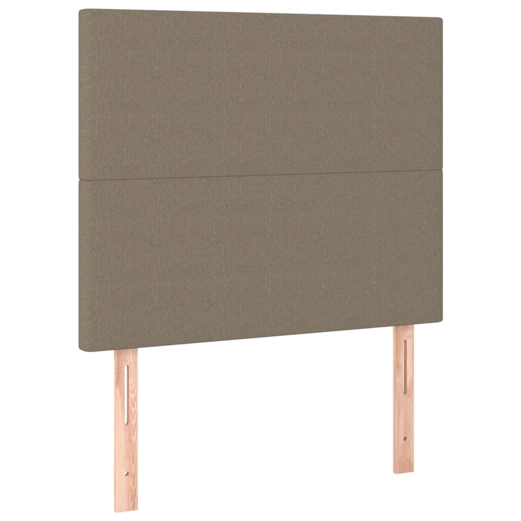 Bettgestell ohne Matratze Taupe 80x200 cm Stoff