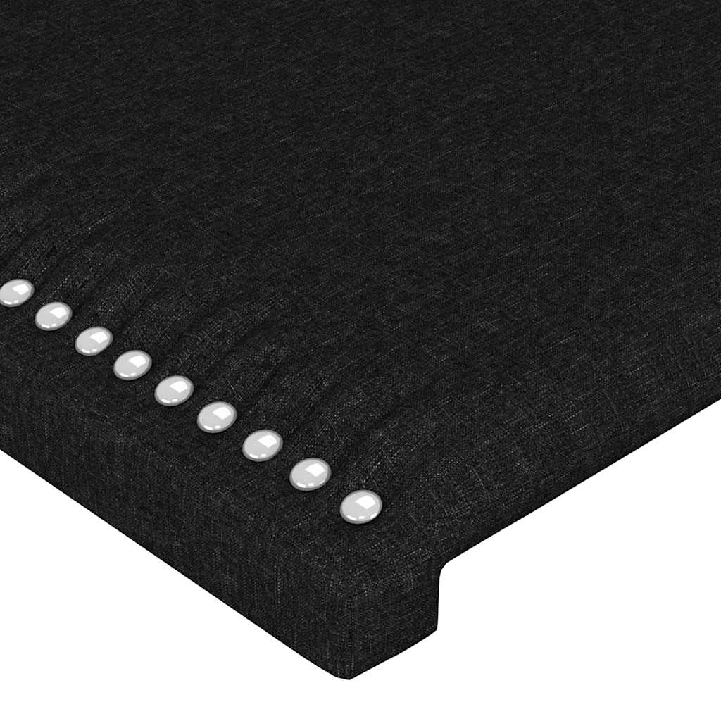 Bettgestell ohne Matratze Schwarz 100x200 cm Stoff