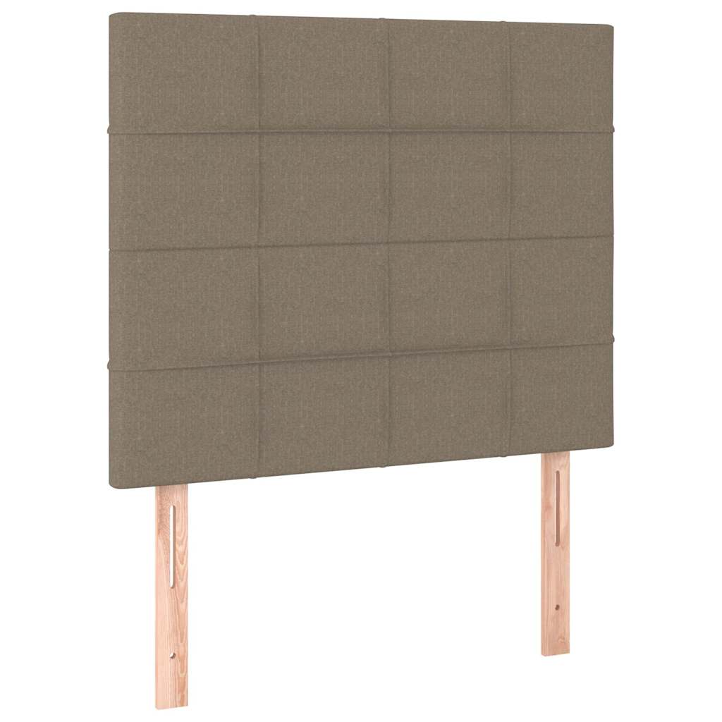 Bettgestell ohne Matratze Taupe 80x200 cm Stoff