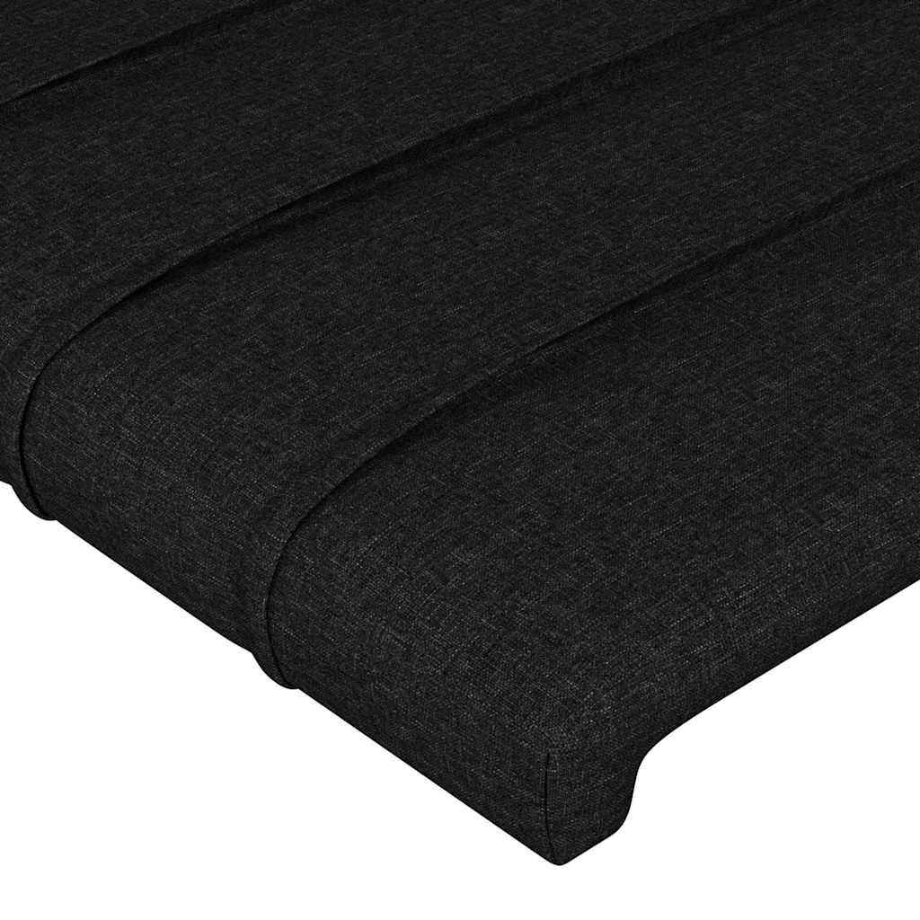 Bettgestell ohne Matratze Schwarz 100x200 cm Stoff