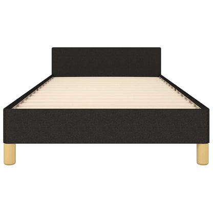 Bettgestell ohne Matratze Schwarz 80x200 cm Stoff
