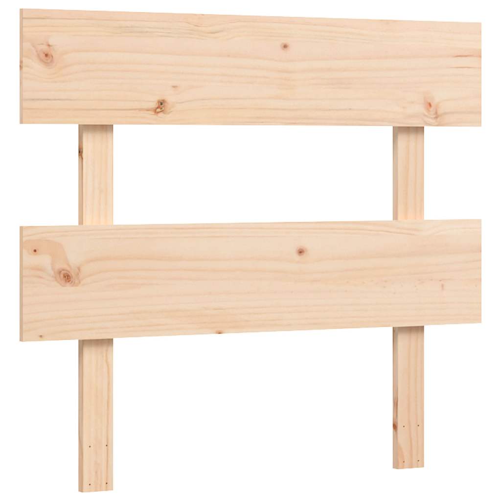 Seniorenbett mit Kopfteil Massivholz