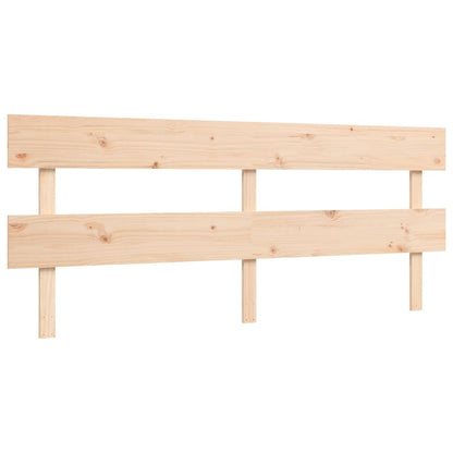 Seniorenbett mit Kopfteil 200x200 cm Massivholz