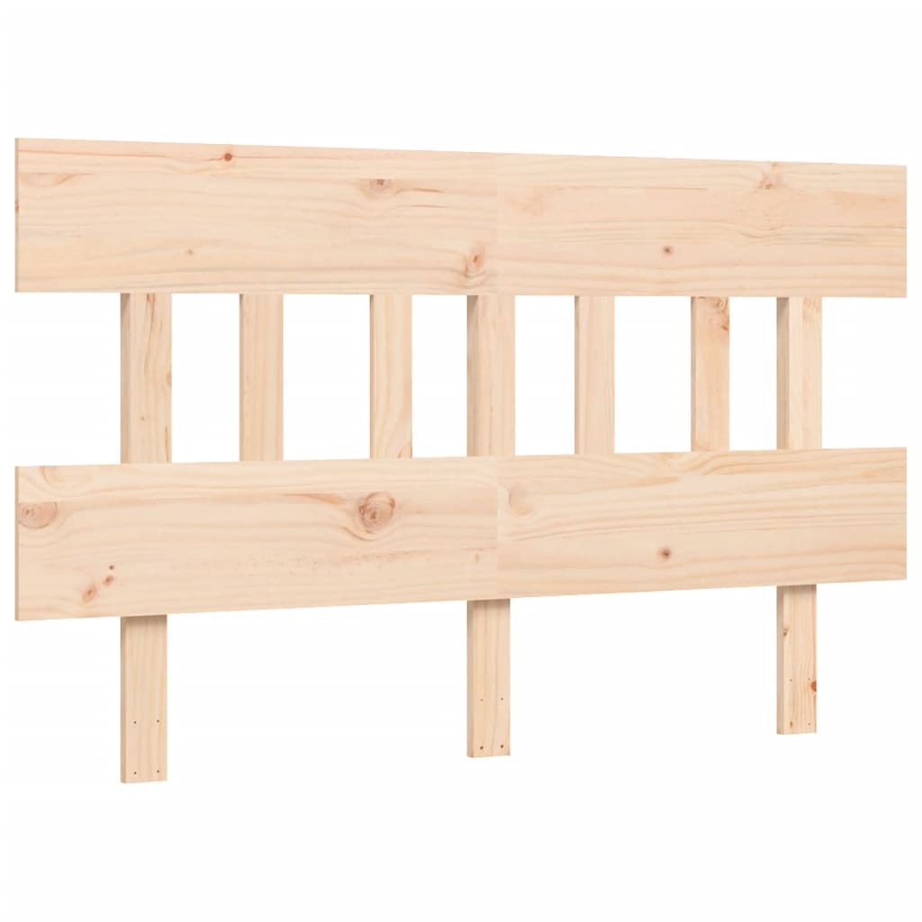 Seniorenbett mit Kopfteil 120x200 cm Massivholz