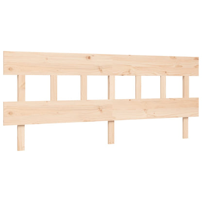 Seniorenbett mit Kopfteil 200x200 cm Massivholz