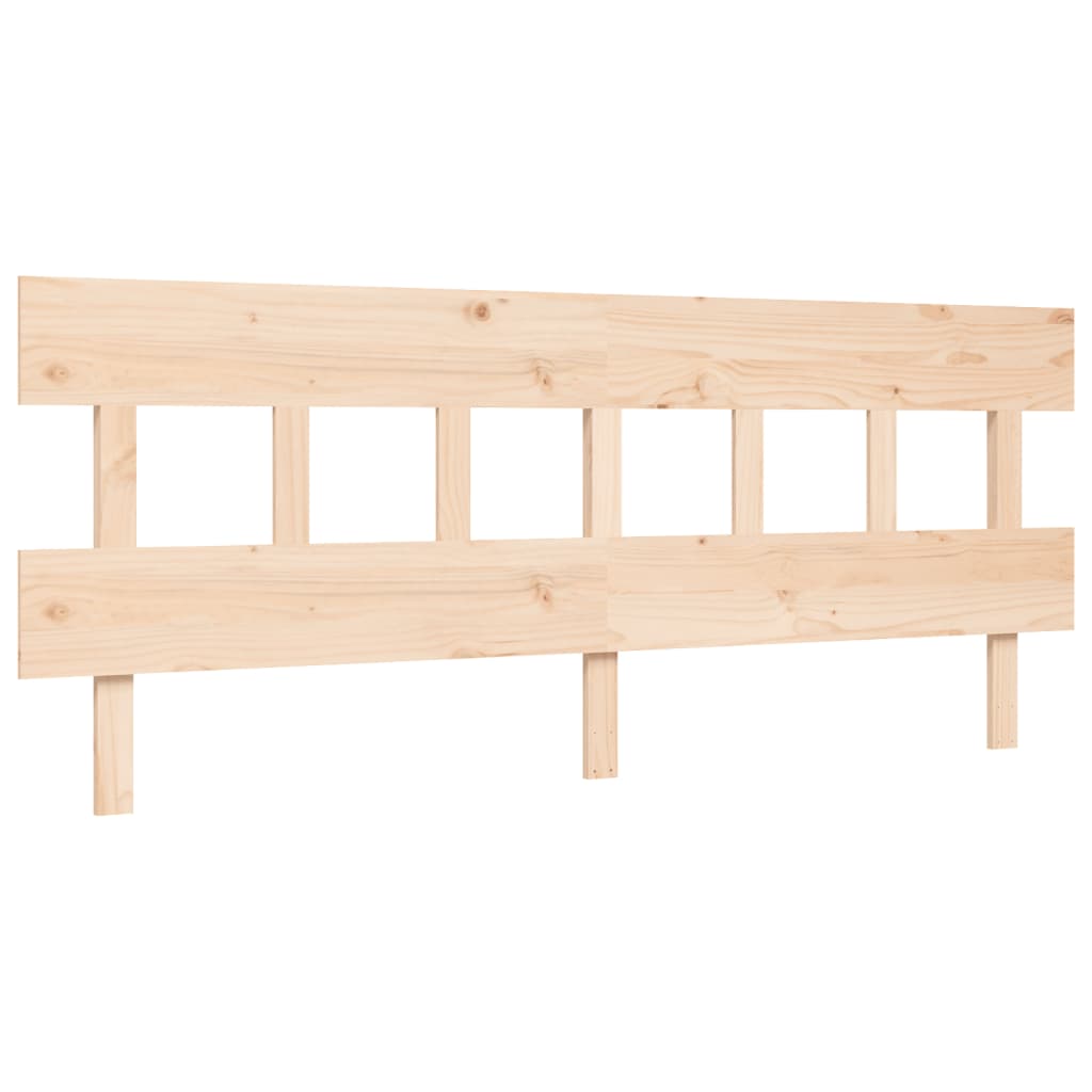 Seniorenbett mit Kopfteil 200x200 cm Massivholz