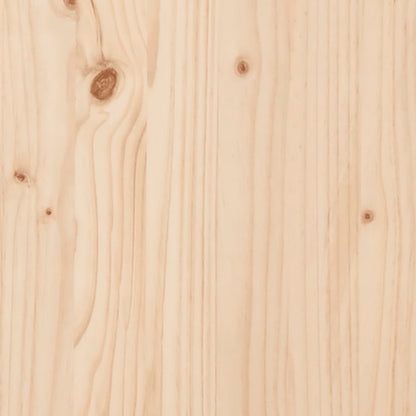 Seniorenbett mit Kopfteil 200x200 cm Massivholz