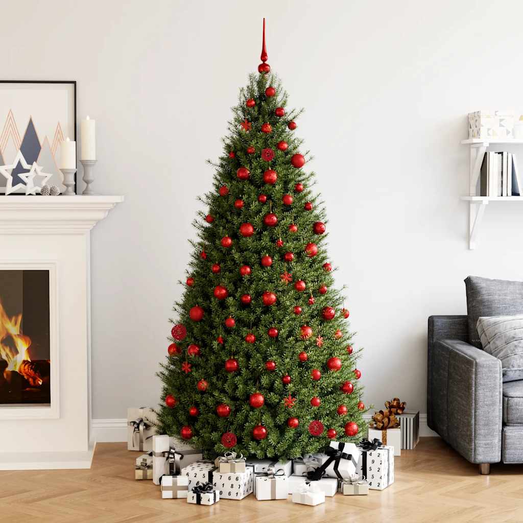 111-tlg. Weihnachtskugel-Set Rot Polystyrol