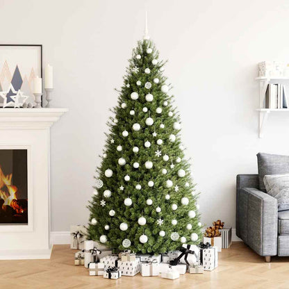 111-tlg. Weihnachtskugel-Set Weiß Polystyrol