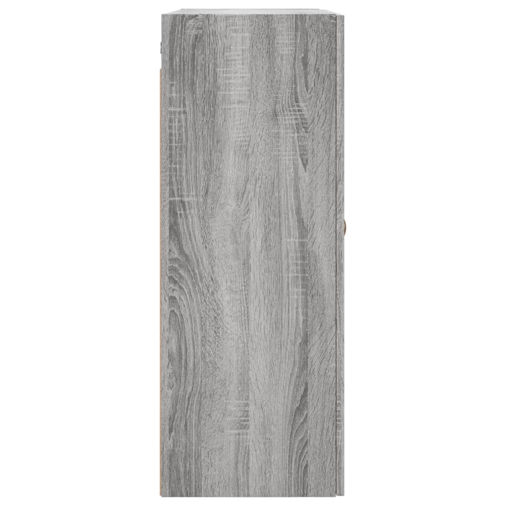 Wandschränke 2 Stk. Grau Sonoma 69,5x34x90 cm