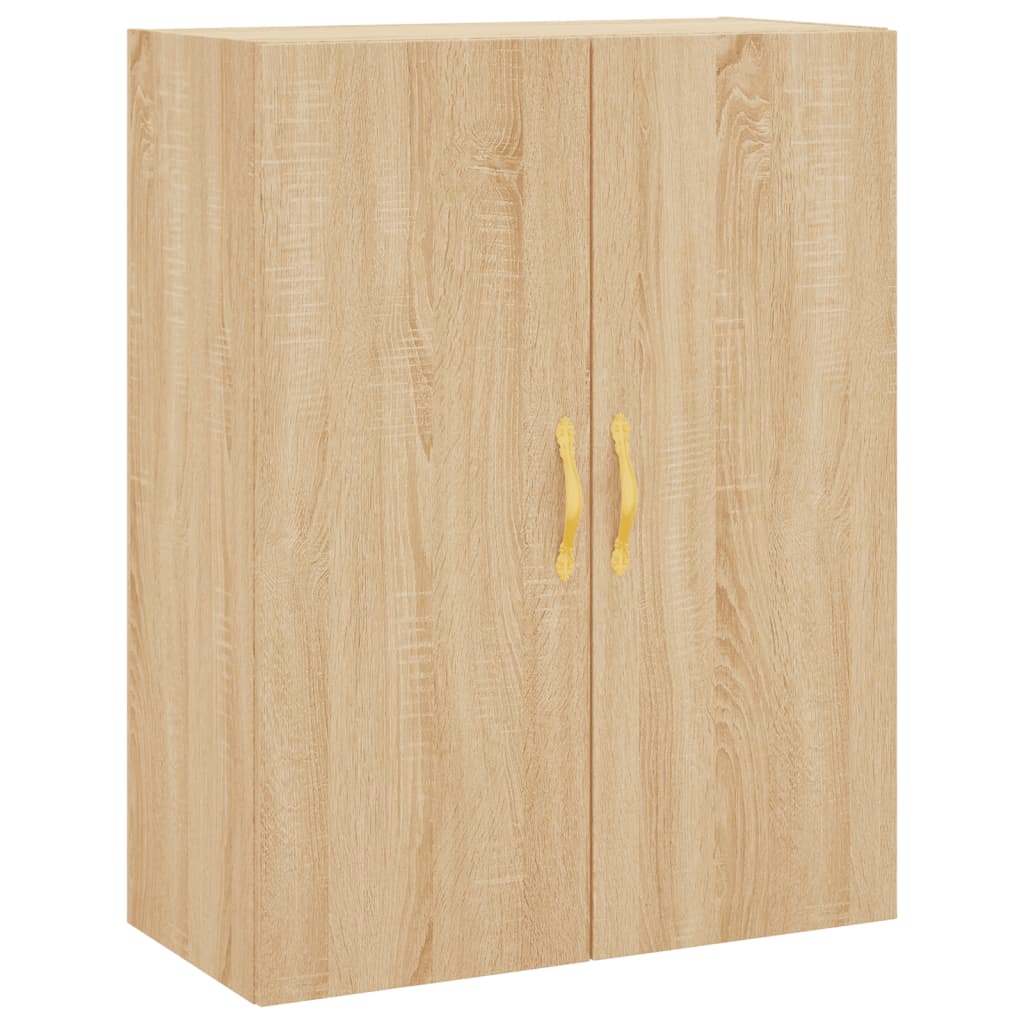 Wandschränke 2 Stk. Sonoma-Eiche 69,5x34x90 cm