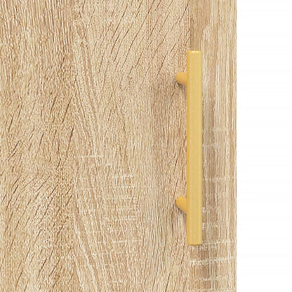 Wandschränke 2 Stk. Sonoma-Eiche 69,5x34x90 cm