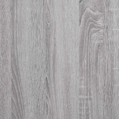 Highboard Grau Sonoma 69,5x34x180 cm Holzwerkstoff