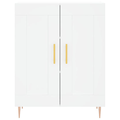 Highboard Weiß 69,5x34x180 cm Holzwerkstoff