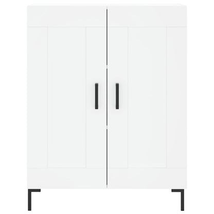 Highboard Weiß 69,5x34x180 cm Holzwerkstoff