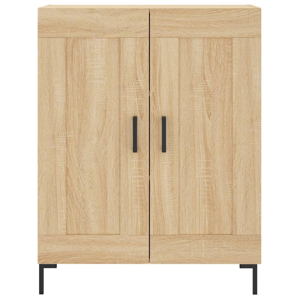 Highboard Sonoma-Eiche 69,5x34x180 cm Holzwerkstoff