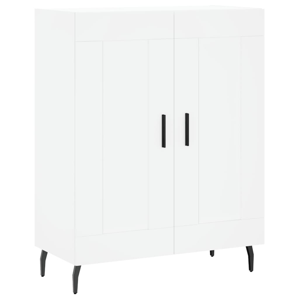 Highboard Weiß 69,5x34x180 cm Holzwerkstoff